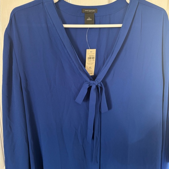NWT Ann Taylor Long Sleeve Blouse Size XL - Picture 2 of 8
